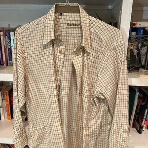 Barbour sz large tattersall shirt